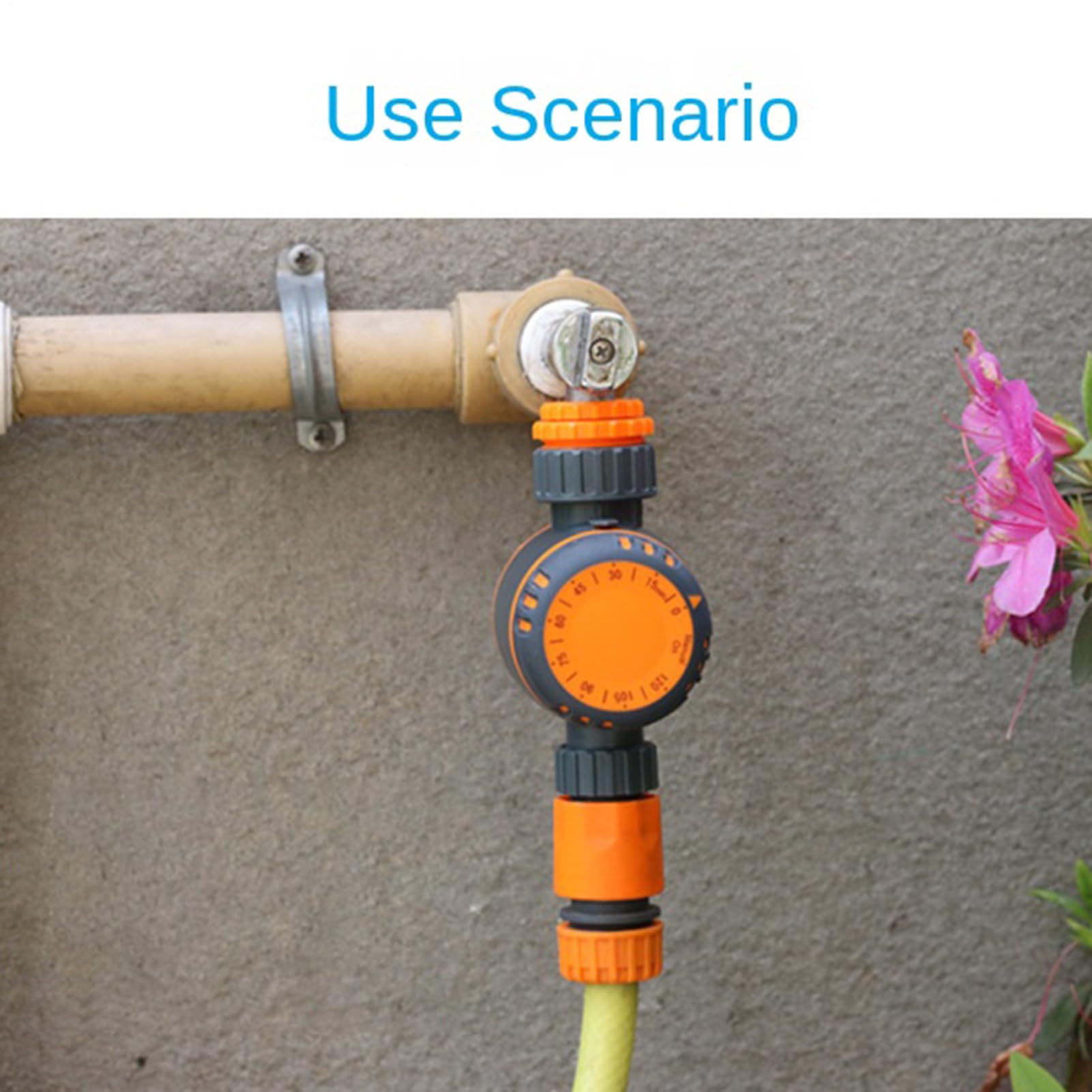 Minuteur pour Tuyau D'Arrosage Extérieur,Contrôleur D'Irrigation Automatique Goutte-À-Goutte 3 Modes,Programmateur d'Irrigation pour Tuyau de Jardin | pour Pelouse Jardin Terrasse Balcon Ferme