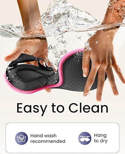 Miniatura 6 de WAOAW Máscara de dormir para hombres y mujeres máscaras opacas para dormir - Máscara de ojos 3D transpirable suave y cómoda para viajes - Máscaras