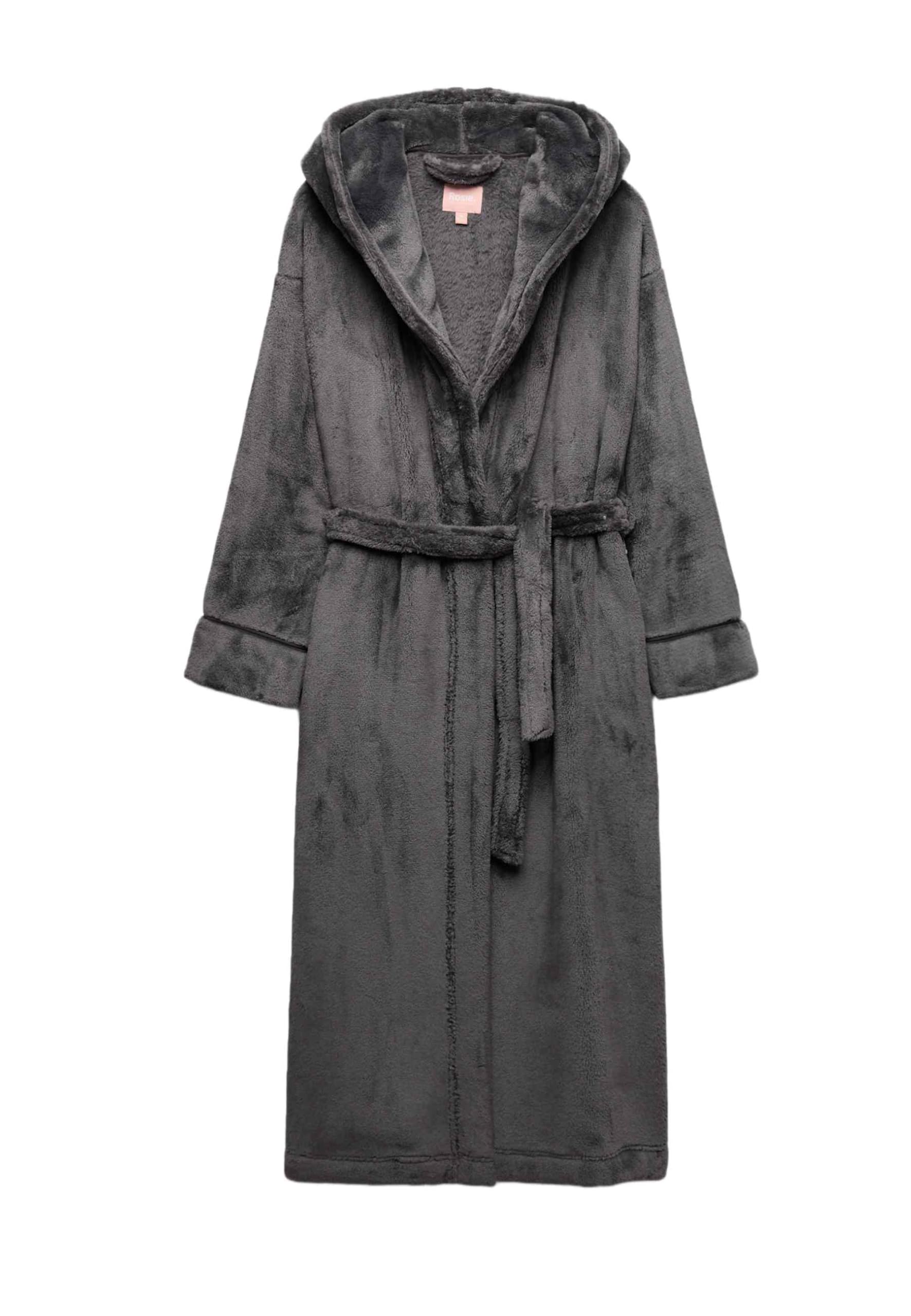 Marks & Spencer Donna Accappatoio in Pile con Cappuccio – Vestibilità Regolare – Con Tasche