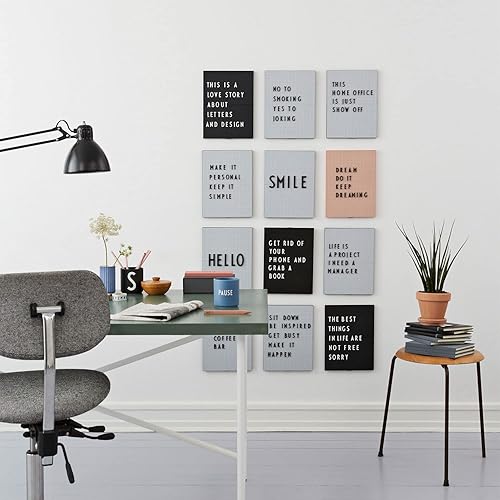 Miniatura 4 de Design Letters Tablero de letras de fieltro  Tablero de mensajes A4  Tablero de letras intercambiable para uso diario  Uso como tablero de menú en