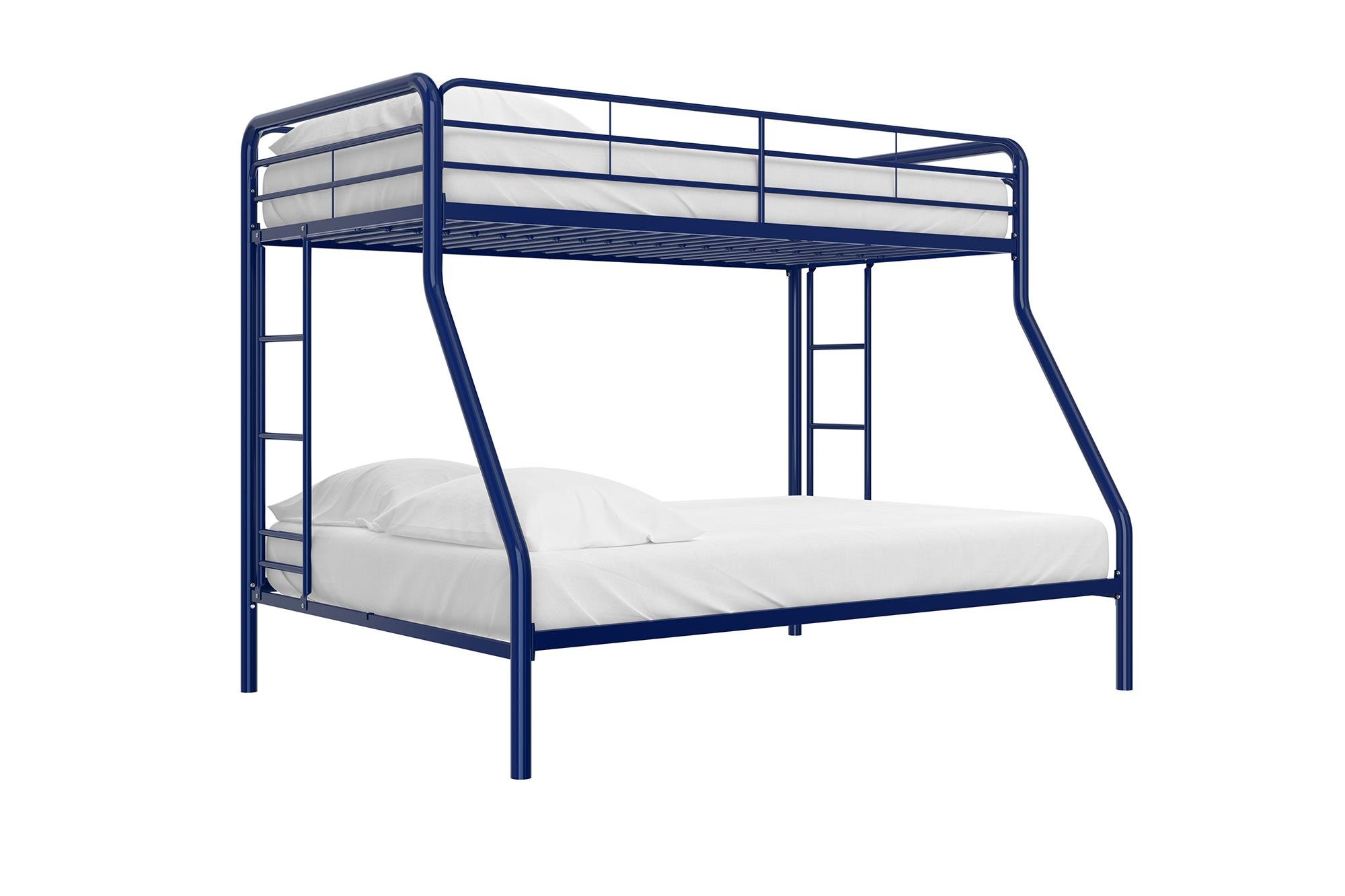 DHP TwinOverFull Bunk Bed with Metal Frame and Ladder, SpaceSaving