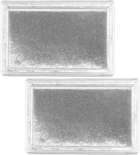 2Pcs Iron Powder Box Set, Magnetic Field Demonstration Filings Kit, Electromagnetism Physics Experiment Materials, School Lab Teaching Supplies, Science Project Educational Apparatus(6x4.3cm)