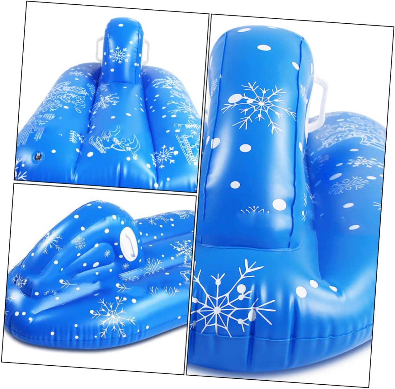 BESPORTBLE Inflatable Snow Sleds for Boy Girl Cold-Resistant PVC Skiing Boards Snow Tubes for Outdoor Fun and Sledding for Boys and Girls