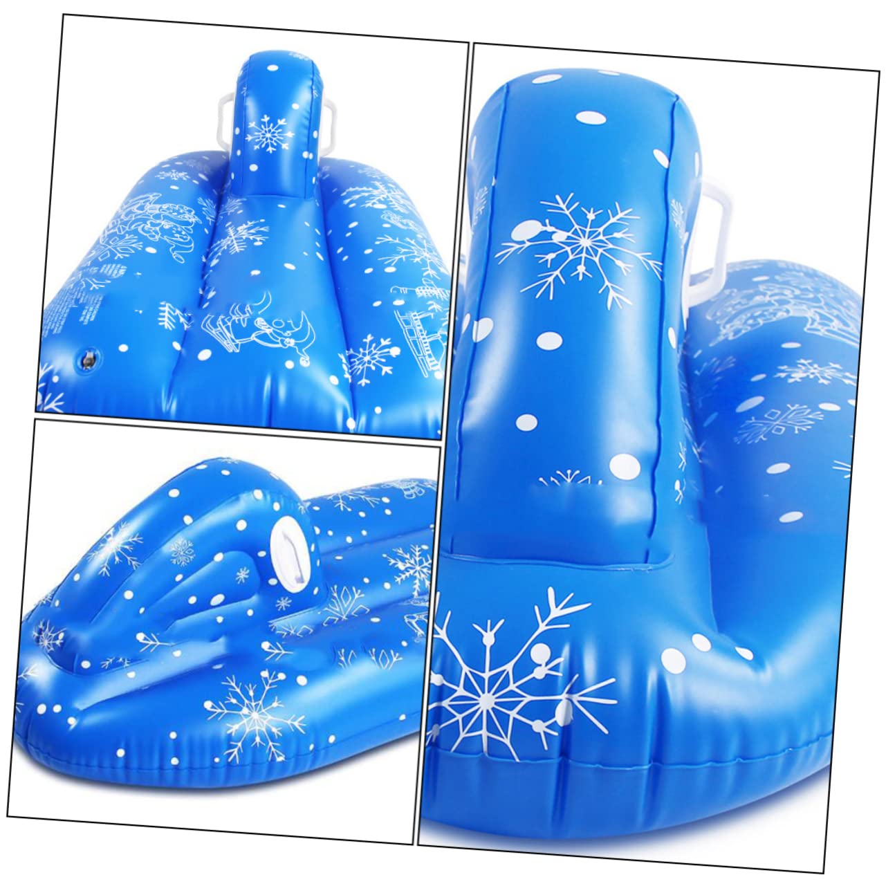 BESPORTBLE Winter Snow Tube for Boys and Girls Inflatable PVC Skiing Ring Sled Heavy Duty Inflatable Skiing Tube