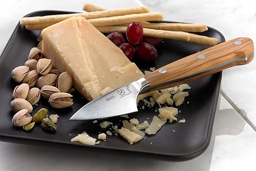 Miniatura 10 de Mercer Culinary Renaissance - Cuchillo de queso parmesano de madera de olivo, 2.75 pulgadas