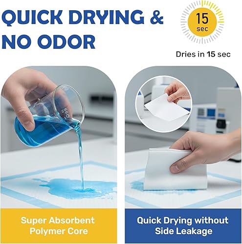 Miniatura 5 de ScratchMe - Almohadillas superabsorbentes y resistentes al agua para entrenar a tu perro o mascota (paquete de 100 unidades, tamaño extrapequeño de