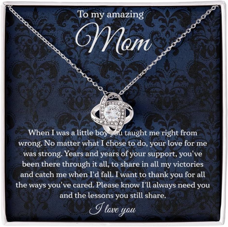Daughter Necklace - Gifts From Dad, Mother, Father - To My Daughter Message Card & Box