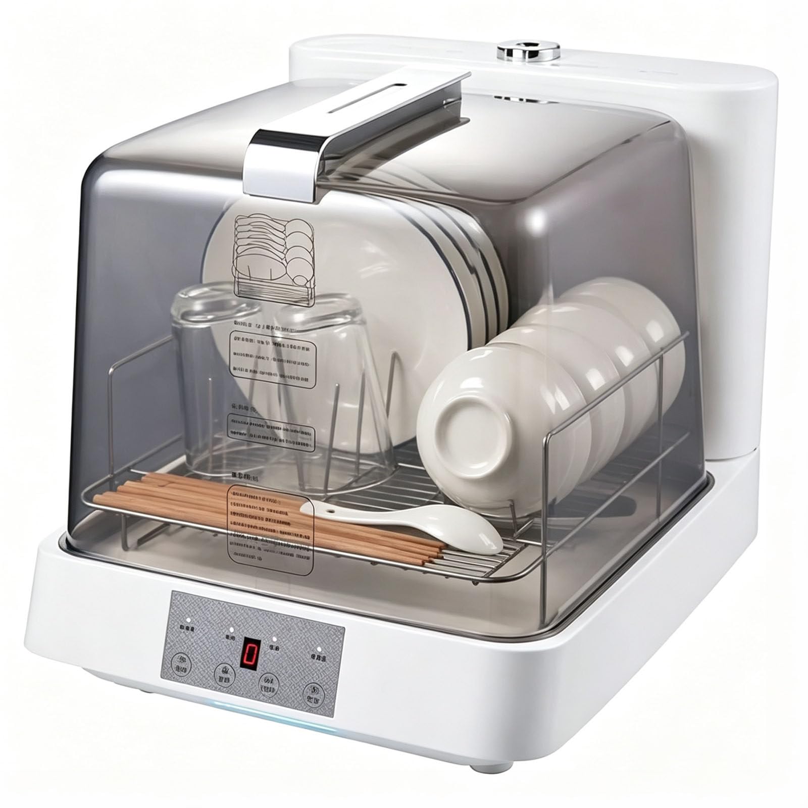 Mini lavastoviglie per serbatoio dell'acqua, con Serbatoio Integrato 6L