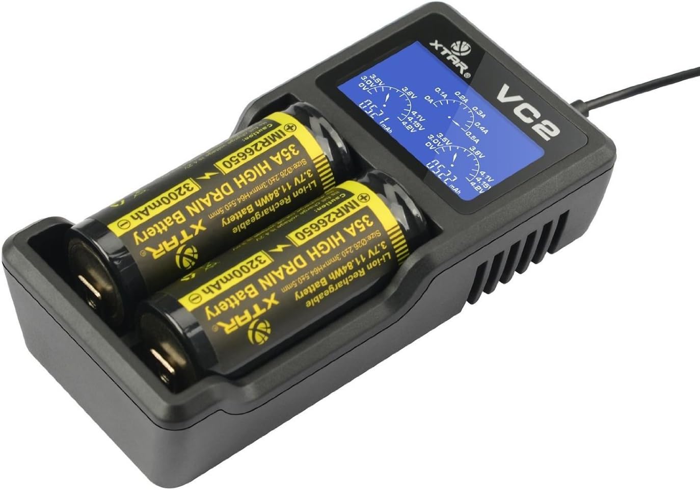 VC2 Charger with LCD Display Screen