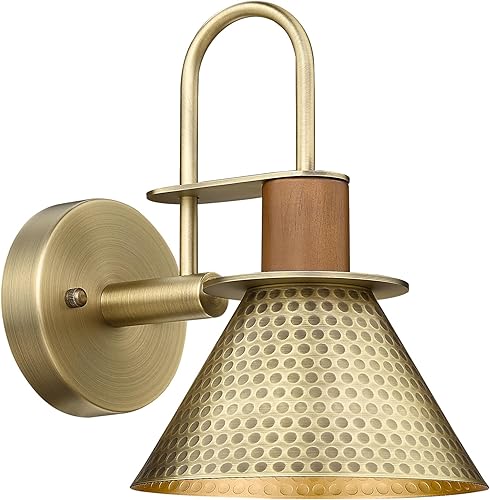 Miniatura 1 de HWH - Aplique de pared de granero, apliques de pared de cuello de cisne para interiores, lámpara de pared de tocador de 1 luz para baño, dormitorio,