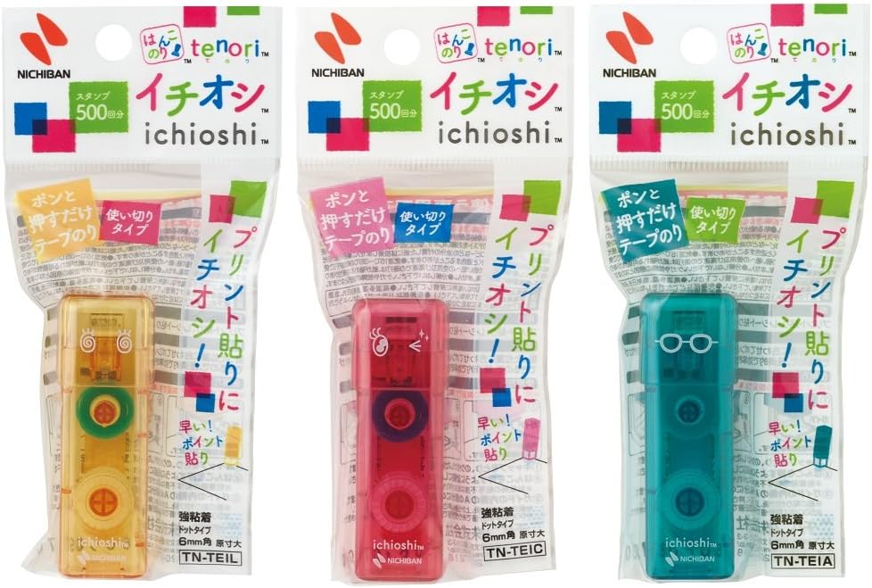 Nichiban tape glue tenori three cushion packs 6 mm × 3.5 m TNTEI-CLA
