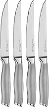 Henckels Modernist Steak Knife Set of 4, Silver, Stainless Steel