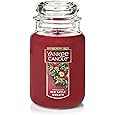 Yankee Candle Midnight Jasmine Scented, Classic 22oz Large Jar Single Wick Candle, Over 110 Hours of Burn Time