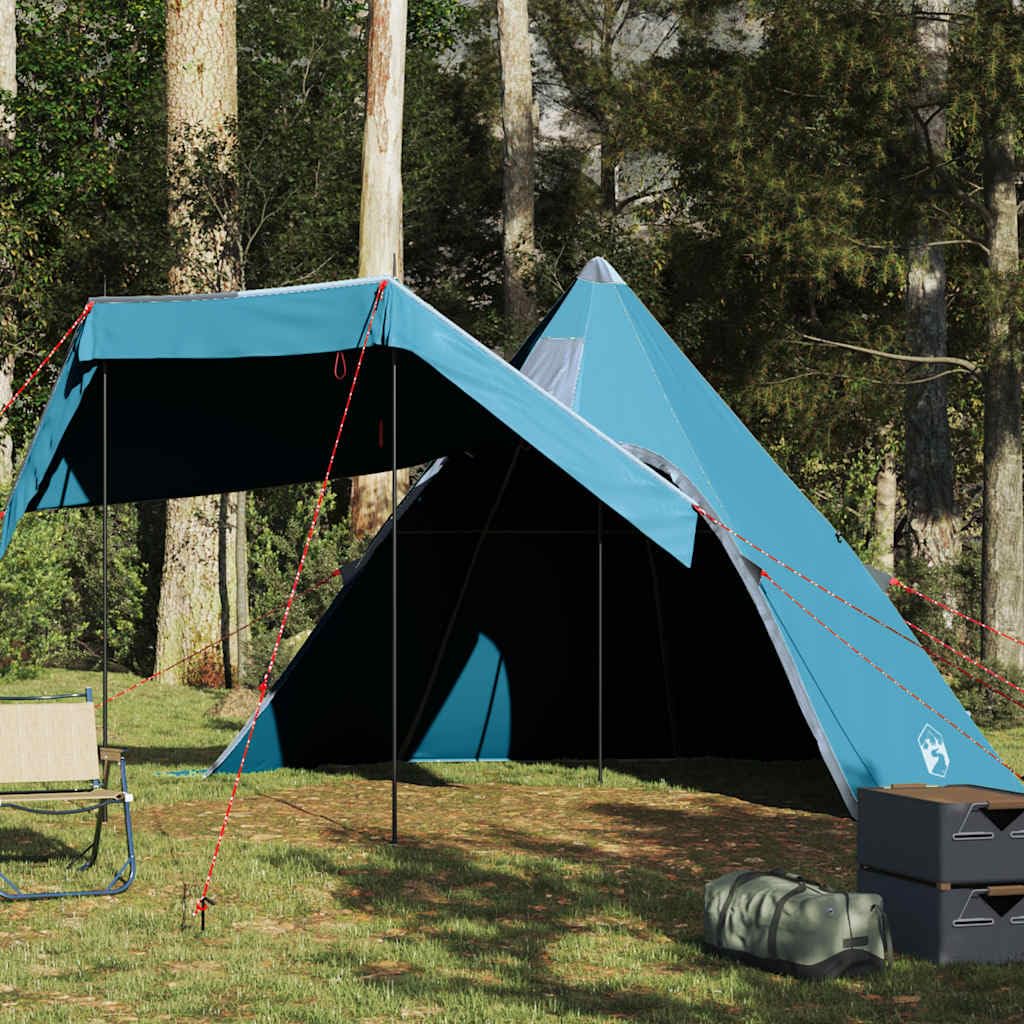 Tipi namiot 5 osób Wodoodporny Niebieski