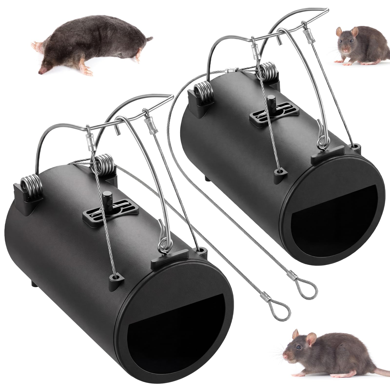 Photo 1 of Qualirey 2 Pack Gopher Trap with Leash