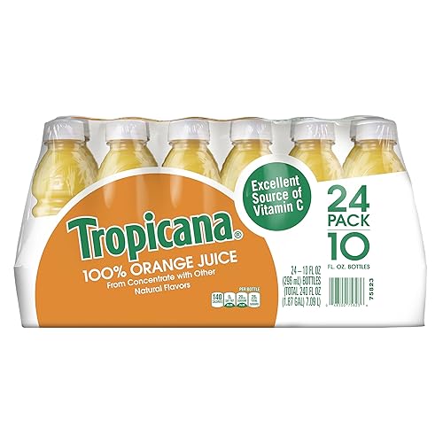 Miniatura 110 de Bebida de jugo Tropicana, botellas de 15.2, naranja piña, 15.2 onzas (paquete de 12)