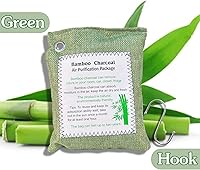 Vista 7 de Bolsa purificadora de aire de carbón de bambú, absorbente de olores de carbón activado, absorbente de humedad, ambientadores de automóvil