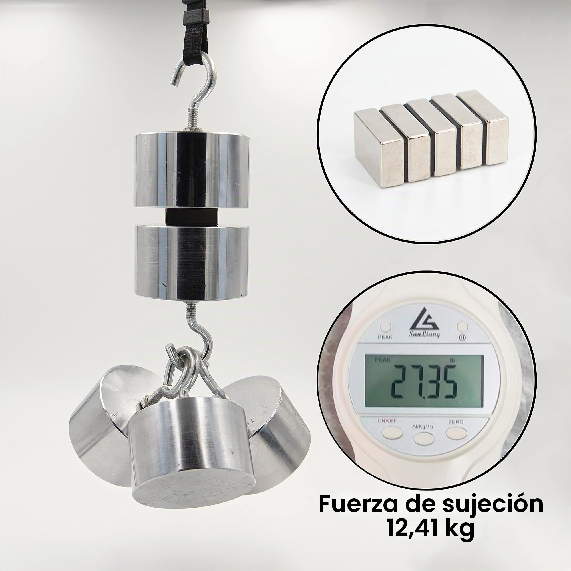 Realth Imanes de Neodimio fuertes Imanes para Pizarra rectangulares de tierras Paquete de 5 para nevera Puerta de ducha Almacén Trabajo u oficina Proyecto de ciencia Enseñanza Artesanía DIY (MC728)