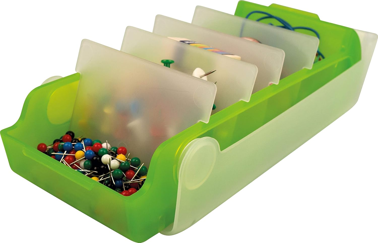 Helit Beebox Flash Card Box A8 for 600 Cards Lime Green