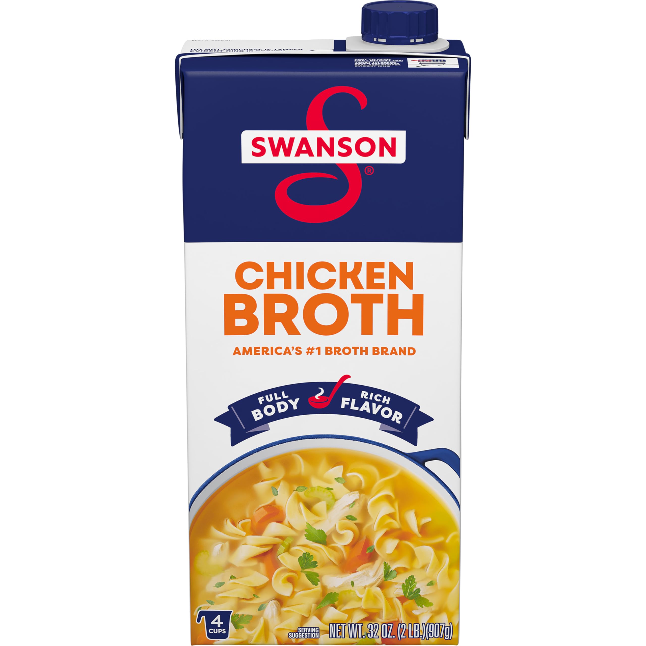 Swanson Chicken Broth, 32 oz. Carton