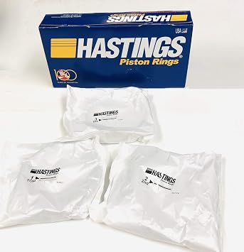 Hastings Moly Piston Rings compatible with 1996-2004 Vortec Chevy 350 5.7L & 364 6.0L with 1.5 Top x 1.5 Second x 3.0 oil Rings. Click on size needed before adding to Cart! STD 4.00" Bore dia.