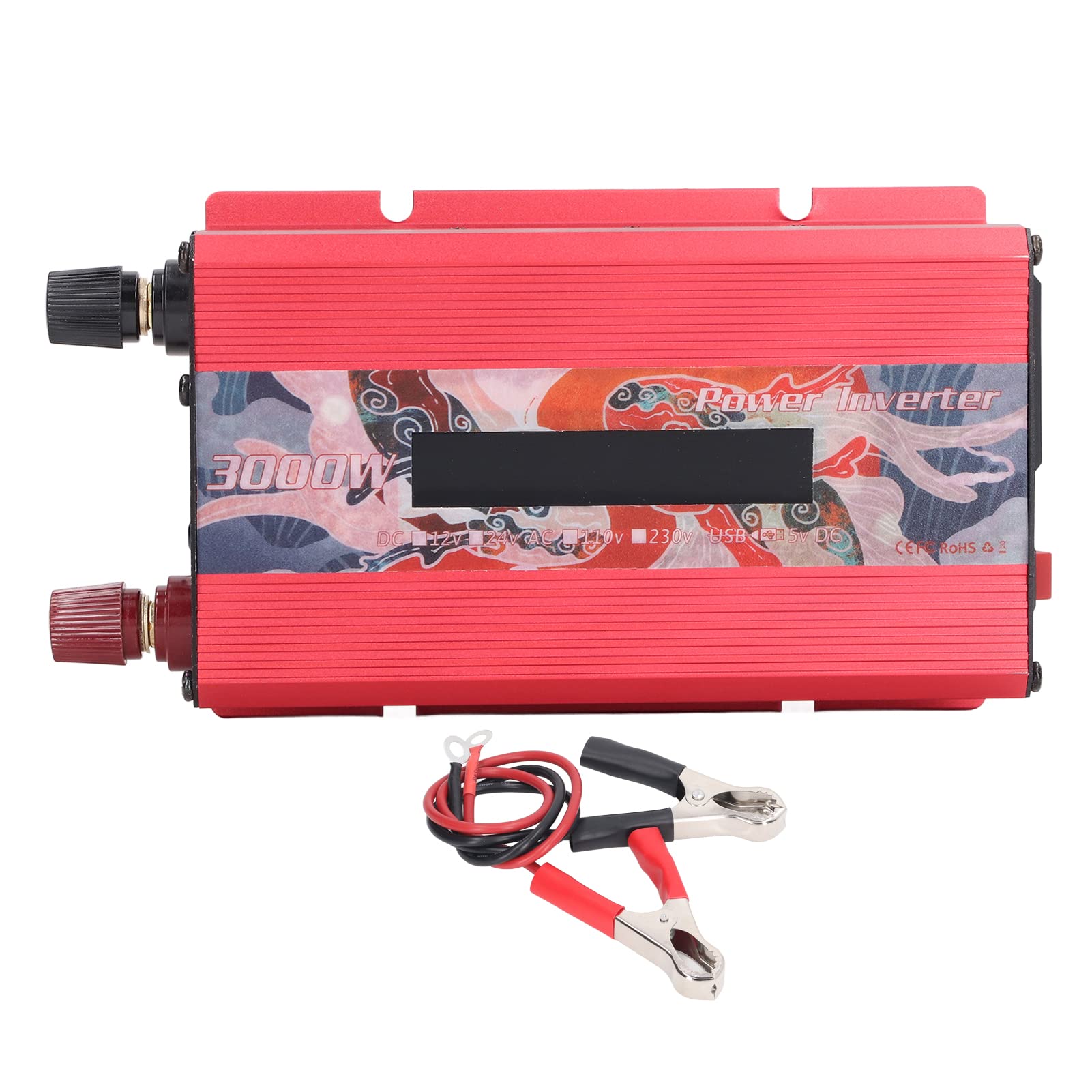 Convertitore di Onda Sinusoidale Modificata Efficiente Inverter di Alimentazione per Auto per la Ricarica in Movimento da 3000 W CC a CA 220 V per i Viaggiatori (#3)