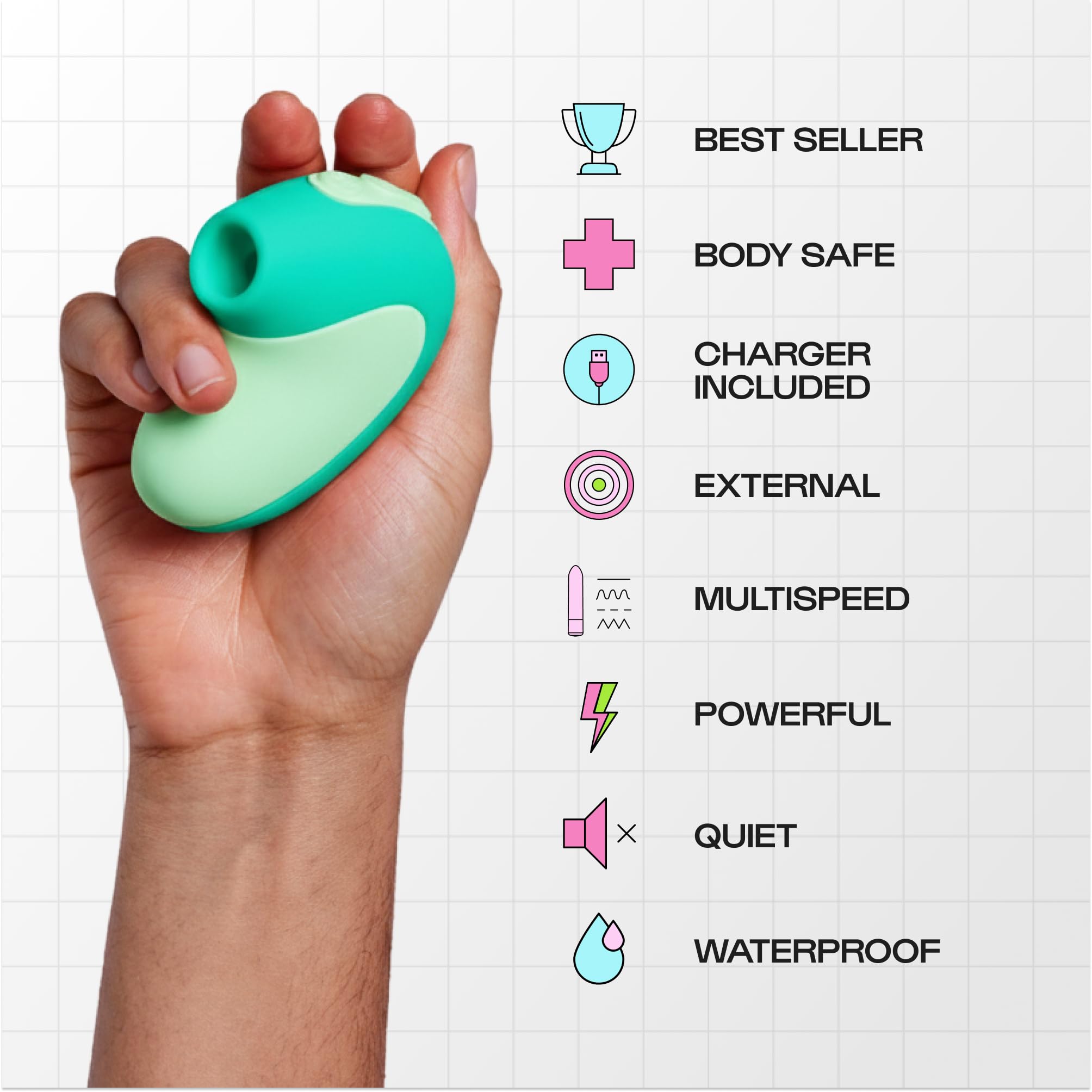 puff sex toy Slim Platinum Silicone Anal Dildo by Doc Johnson main image 0