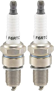 SaferCCTV 2pcs Spark Plugs F6RTC Compatible with GCV160 GCV190 Lawn Mower Spark Plug, Compatible with Small Engine Spark Plug, Tiller Spark Plug