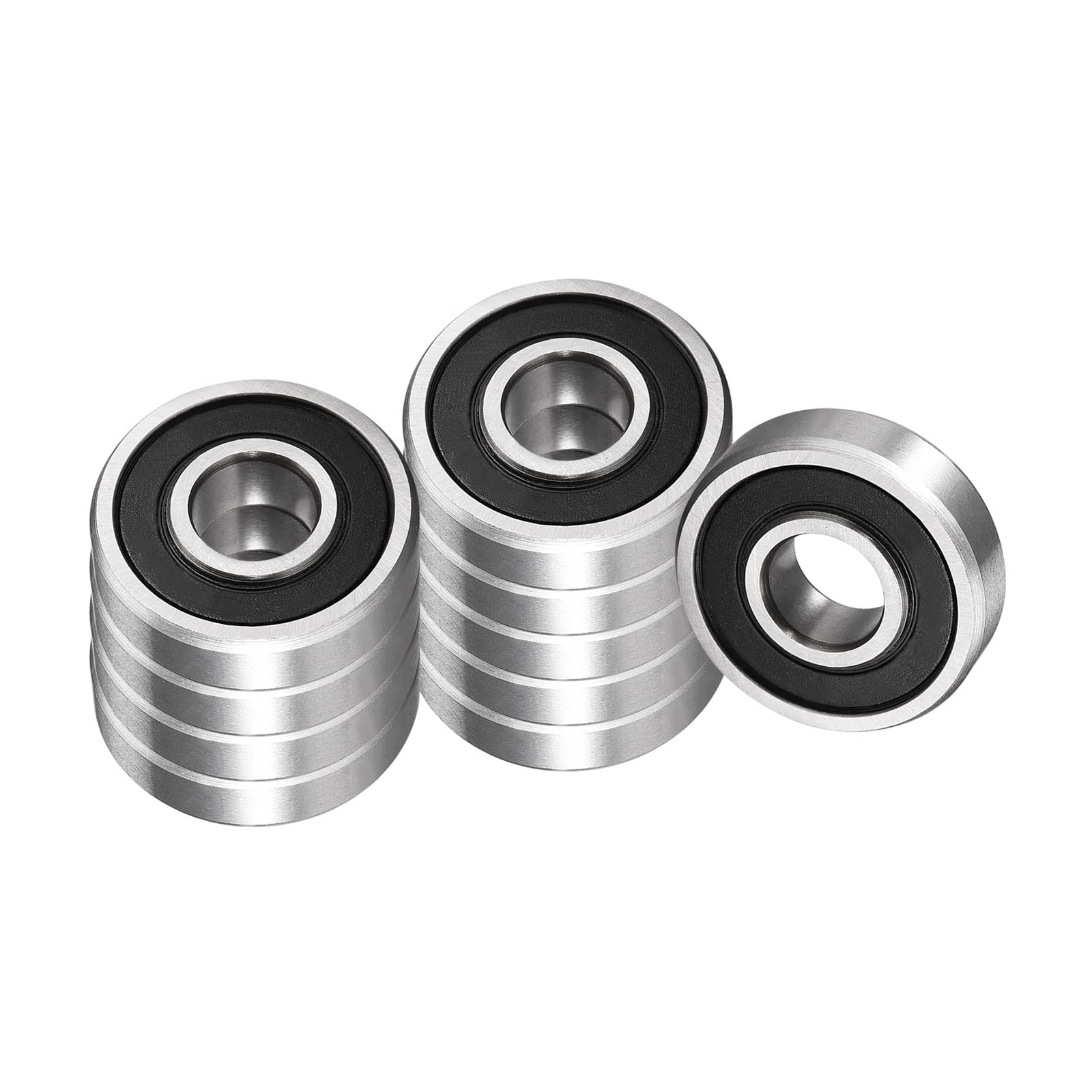 Roulement à Billes De Poussée 51100 - Dimensions 10x24x9 Mm - Acier Chromé, Capacité Charge 10 KN - Pour Machines-outils, Transmission - 10