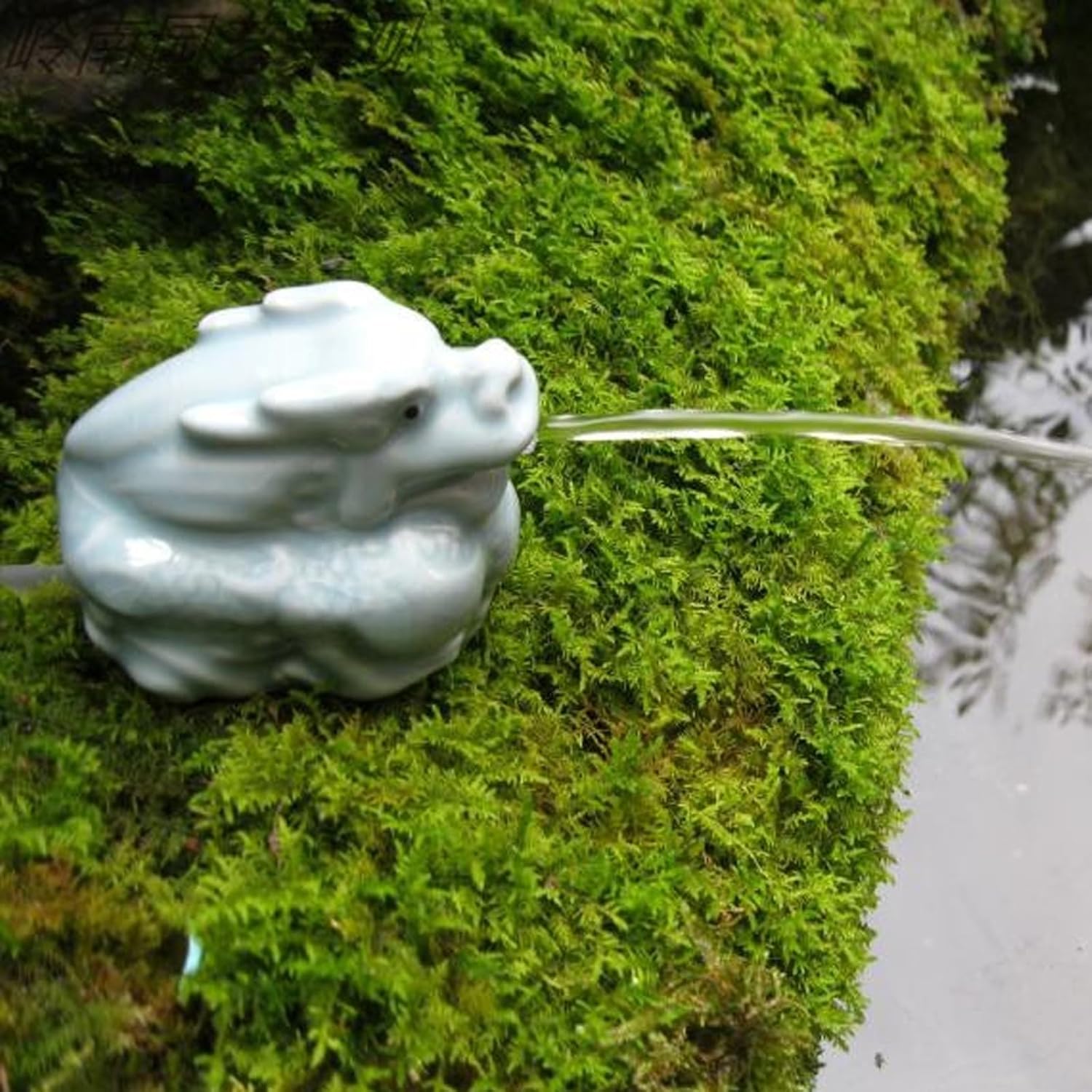 Pond Spitters for Small Ponds, Water Feature Outdoor Fountain Spitter, Animal Pond Fountains, Garden Decor for Koi Pond, Outdoor Water Feature Statue (6.5 * 5 * 5.5Cm/2.6 * 2 * 2.2In)