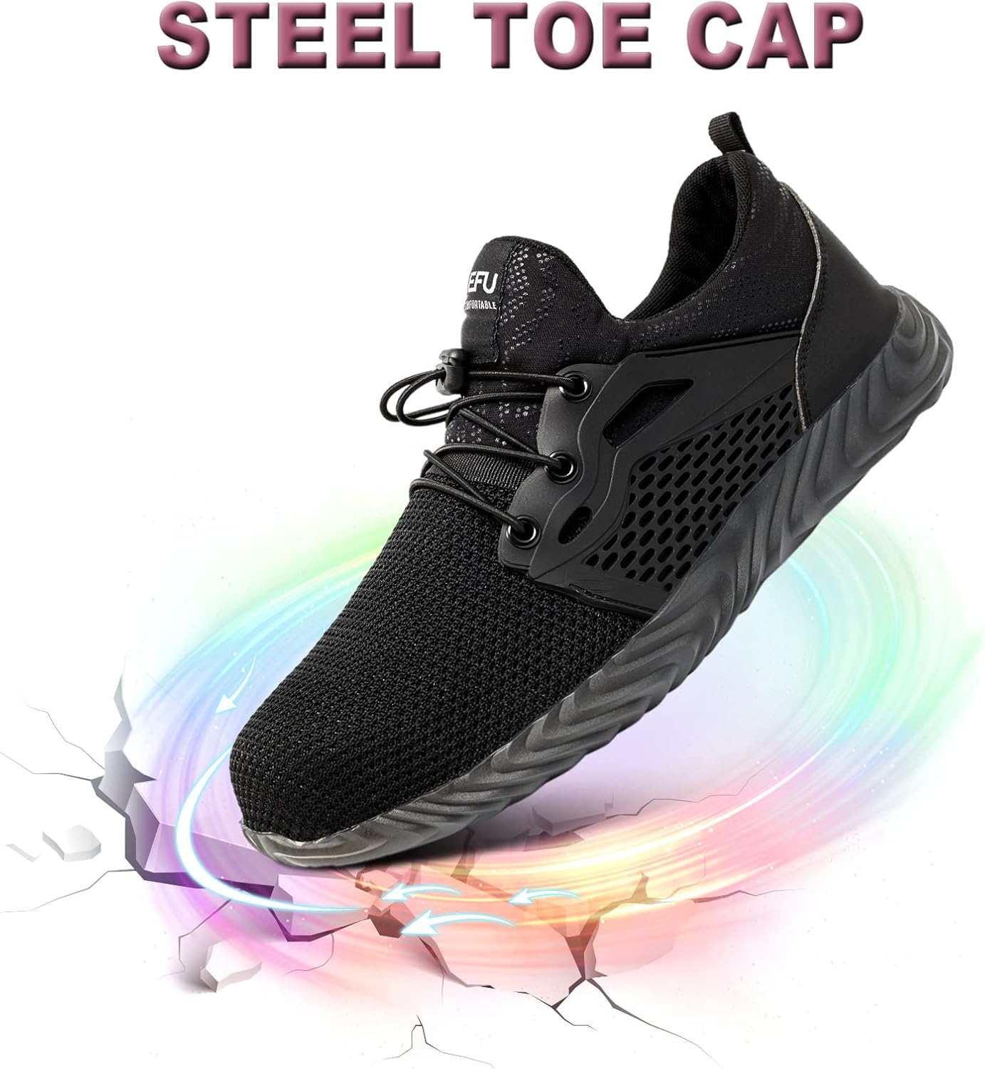 black work trainers womens