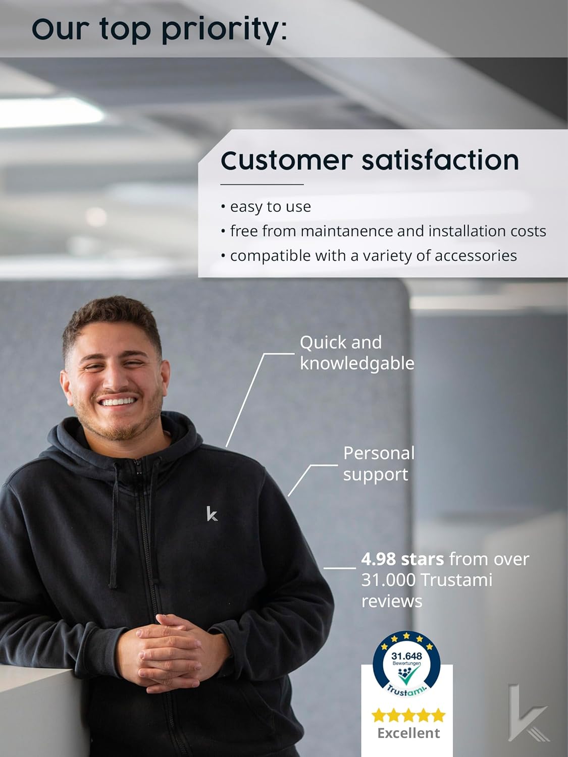 Infrared Space Heater 600 Watts with Thermostat + Roller Feet - energy efficient electric heating - wall-mounted - warms up quickly - over-heating protection - no noise - no maintenance