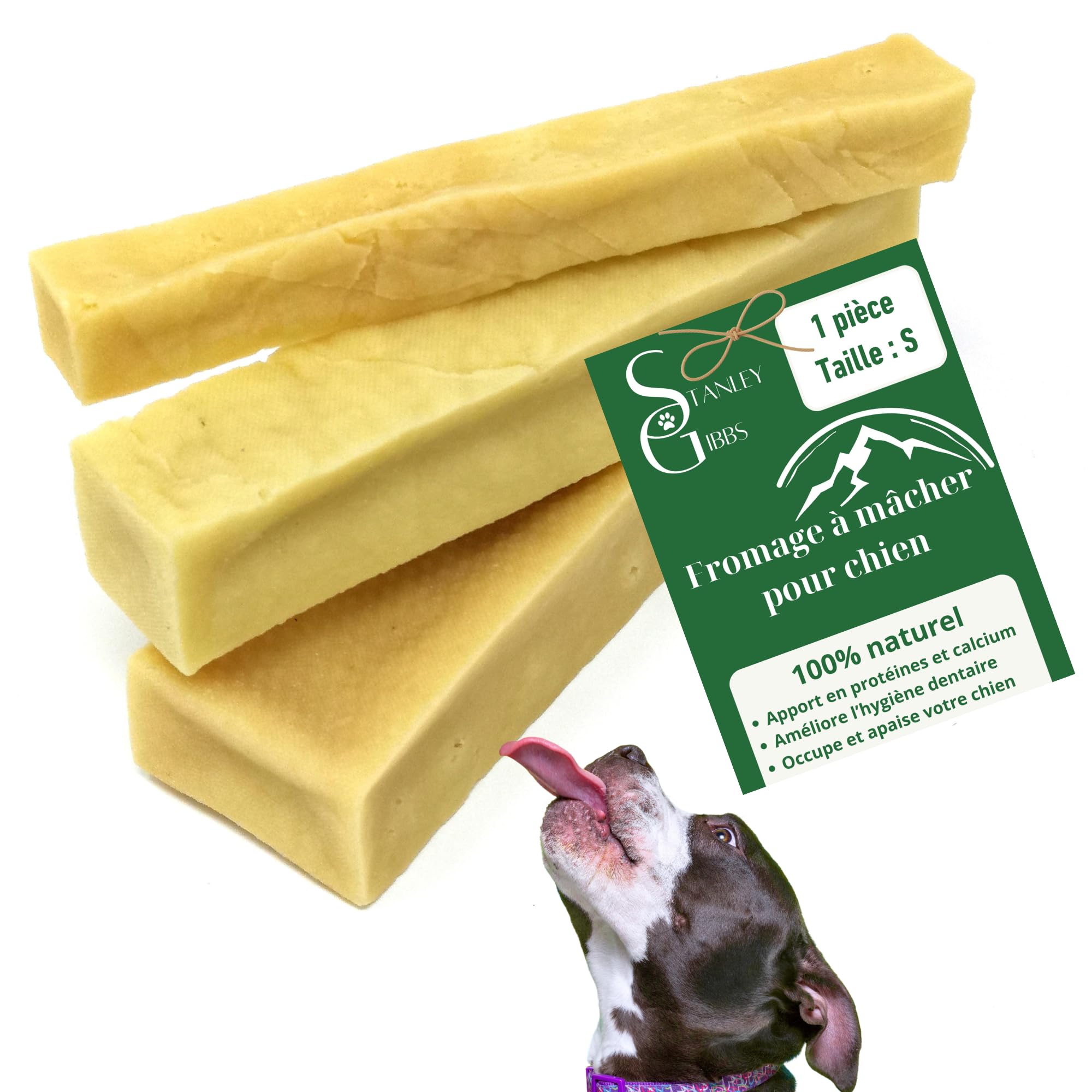 Stanley Gibbs Golosinas de Queso de Yak Natural para Perros, Cachorros, Perros Hueso masticable del Himalaya Juguete para Masticar Duradero Ocupación de Larga duración Cuidado Dental Bajo en calorías