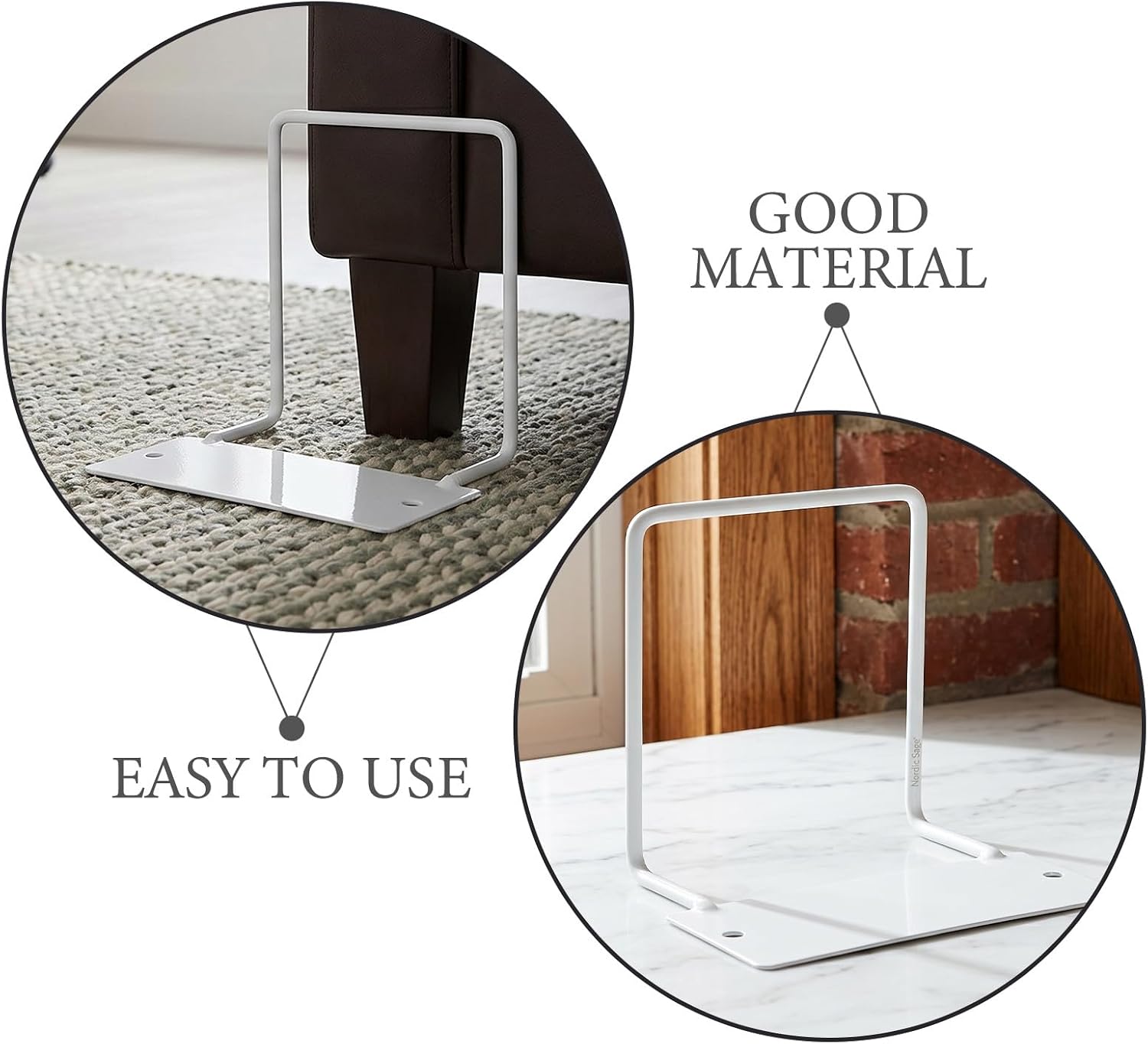2pcs Mattress Non-Slip Fixer - Bed Retainer - Steel Mattress Holder - Anti Sofa Slide for Bed Frame Sofa RV Bunk 10cm/4.7inch
