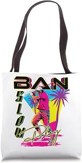 Ban Slow Play Golf Golfer Golfing Cute Funny Fan Gag Tote Bag