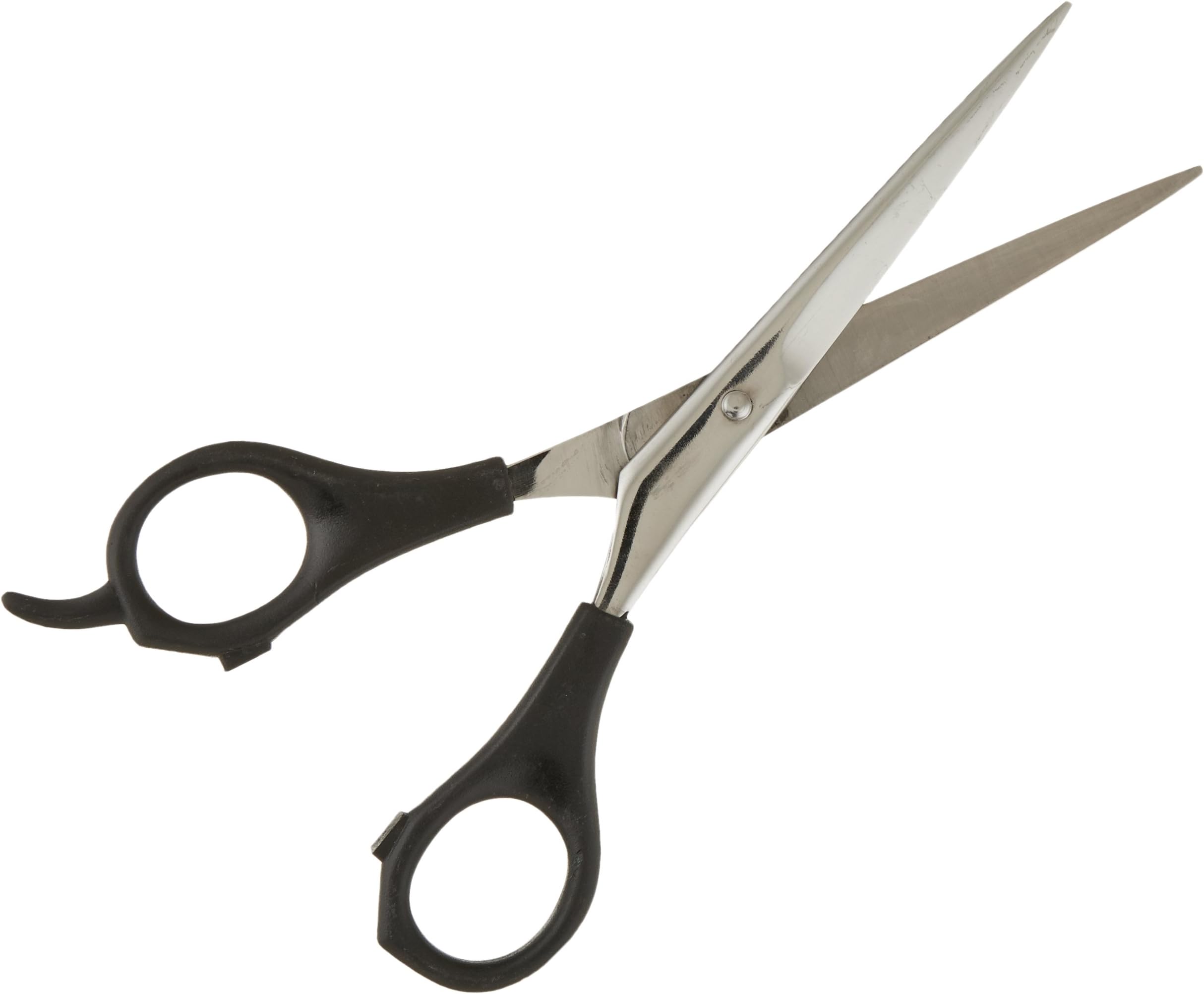 TamscoBird Feather Scissor 6-Inch Plastic Handle Stainless Steel Plastic Molded Handles Beveled Edge Micro Serrated Blades Great for Grooming Bird Feathers