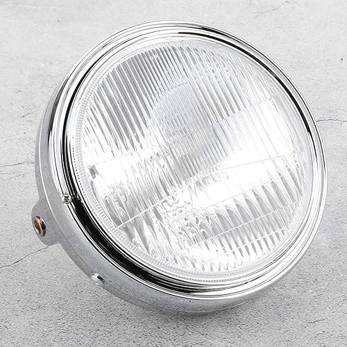 Miniatura 9 de Faro delantero de motocicleta de 7-7/8 pulgadas, alto brillante, repuesto para faros delanteros de motocicleta, estilo retro, para CB400 CB500 CB1300