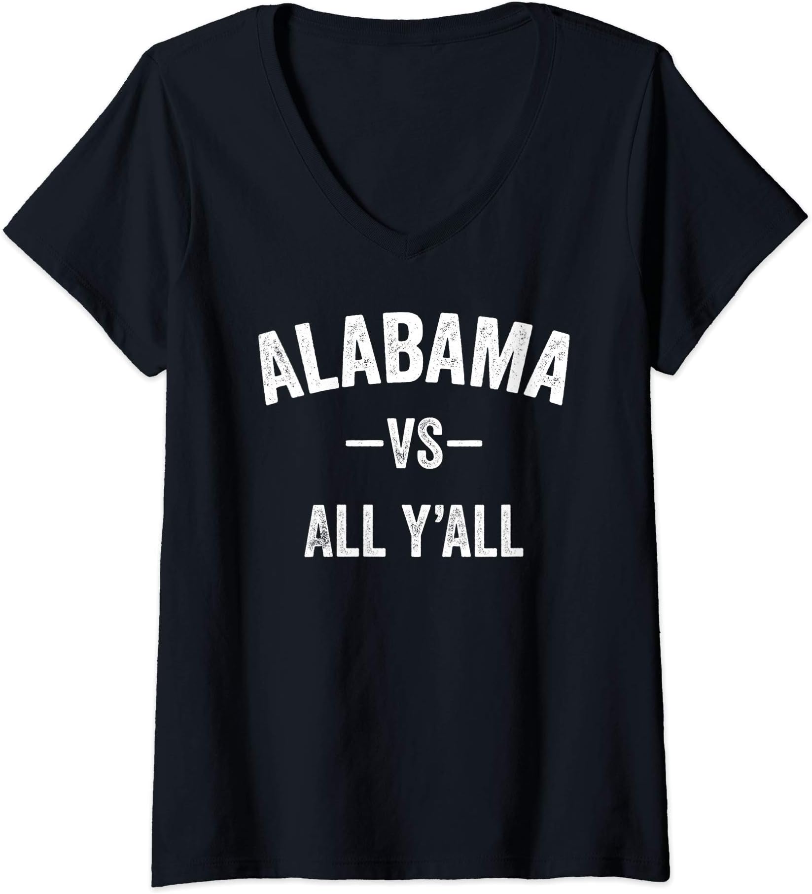 Trending All Sport Alabama vs all y'all TeesWomens All Sport Trends Men Women Kids - Alabama vs all y'all V-Neck T-Shirt
