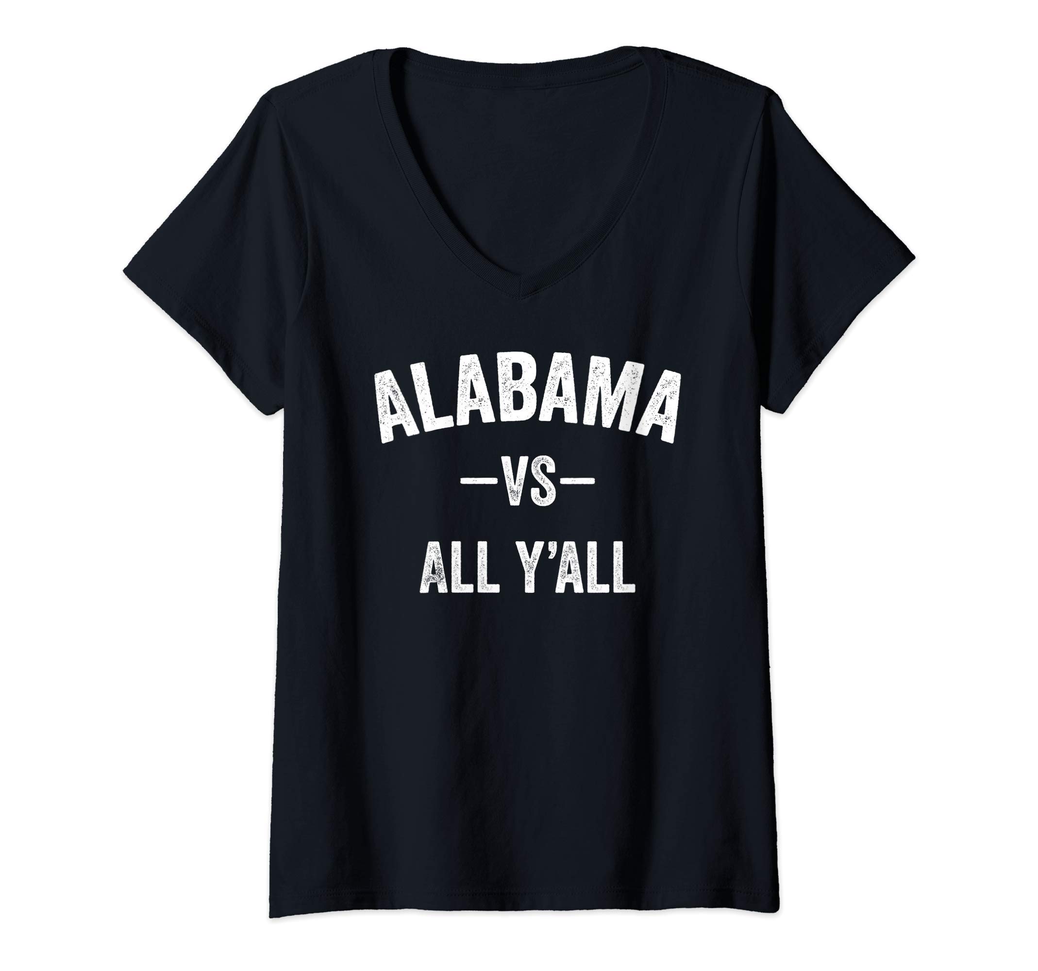 Trending All Sport Alabama vs all y'all TeesWomens All Sport Trends Men Women Kids - Alabama vs all y'all V-Neck T-Shirt