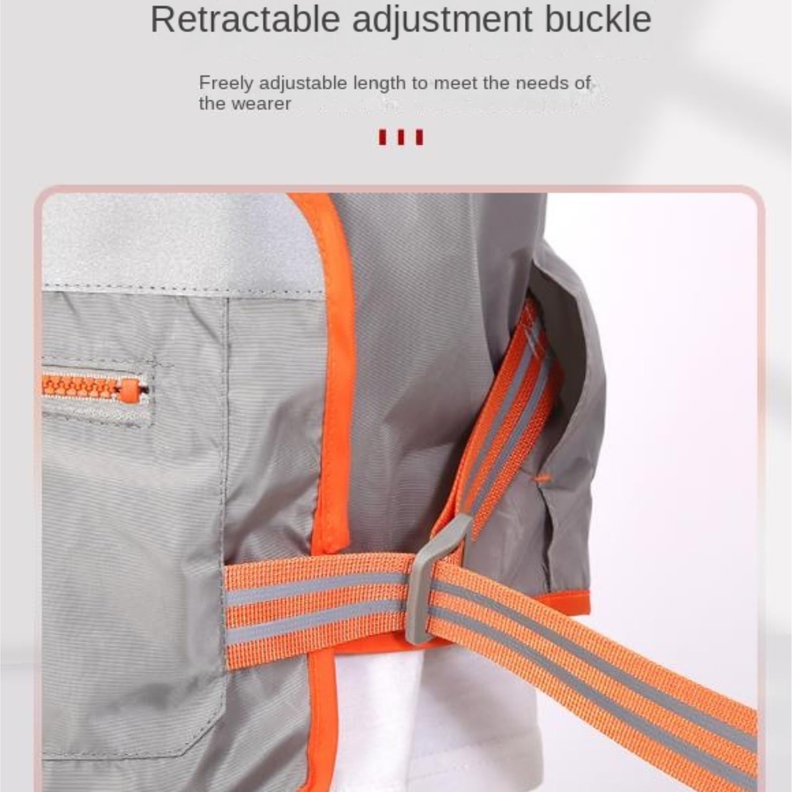 Gilet Riflettente Multitasche, Abbigliamento da Lavoro Traspirante, Sicurezza All'aperto