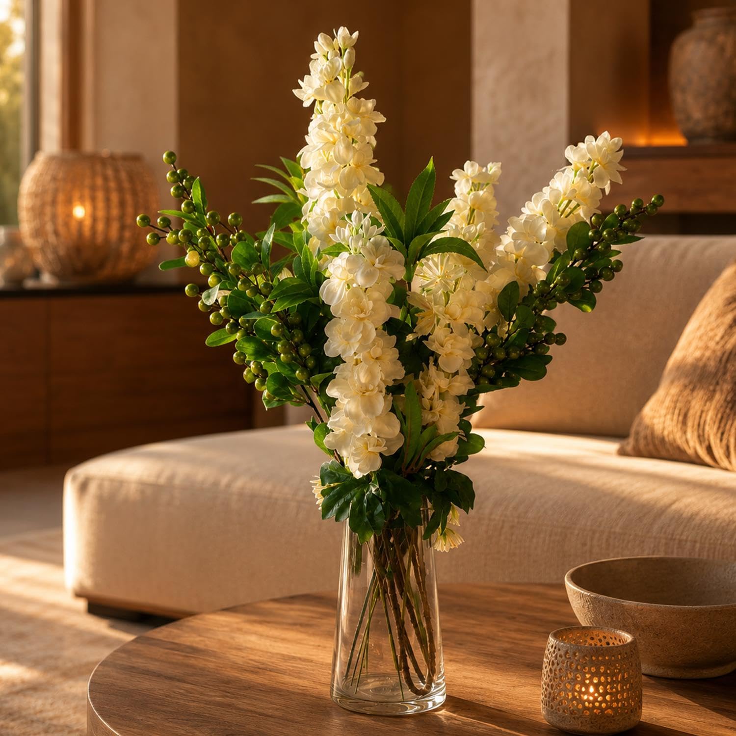 Silk Artificial Arrangement in Vase