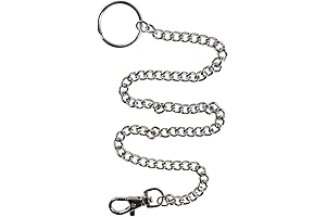 Super Z Outlet 16" Silver Nickel Plated Pocket Wallet Chain