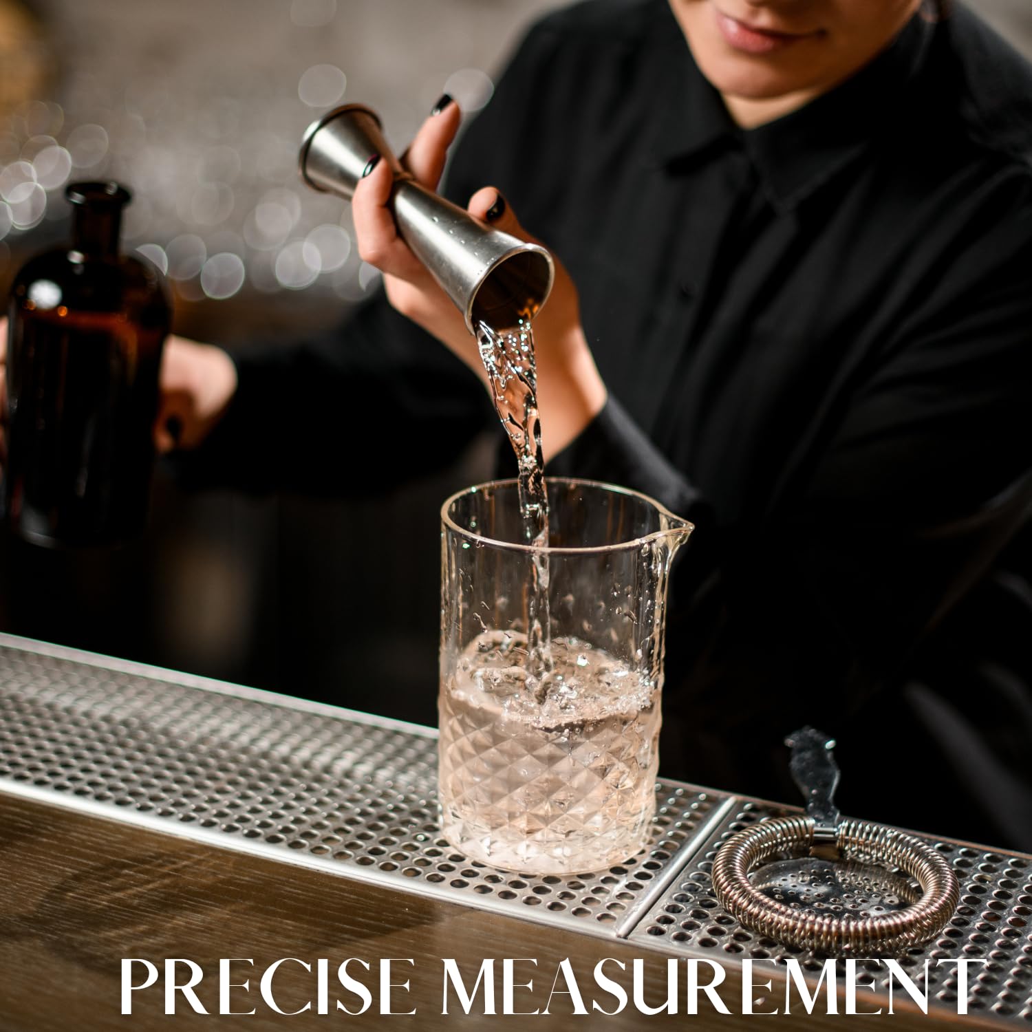 Misurino Cocktail In Acciaio Inox 30ml/60ml - Doppio, Per Bar, Casa, Precisione - Foto 13