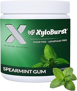 xyloburst xylitol Gum Spearmint, 100 Count
