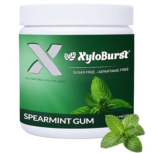 Miniatura 14 de XyloBurst Goma de mascar de xilitol Sin azúcar, sin gluten, apto para dieta cetogénica, sin aspartamo, goma de mascar para la salud bucal
