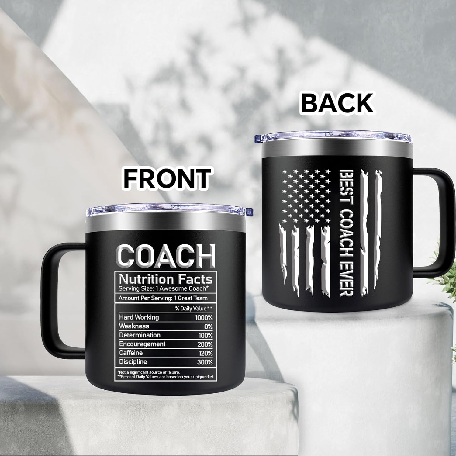 Fufendio Coach Gifts for Men - Best Coach Ever Mug 14oz - Football, Basketball, Baseball Coaches Appreciation Gifts - Christmas Gift for Soccer, Volleyball, Softball - Image 4