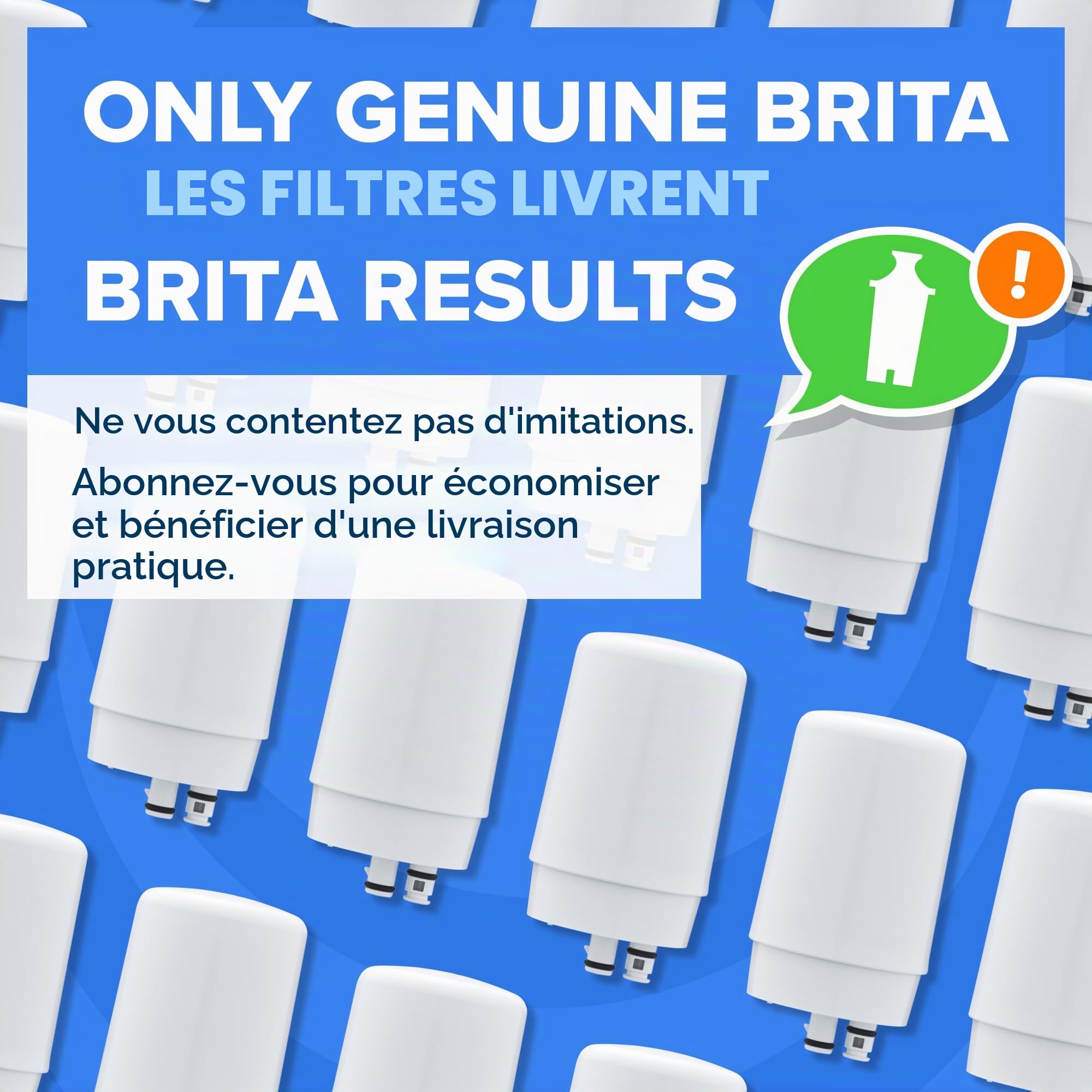 BRITA Système de filtre à eau pour robinet, blanc, 1 pièce