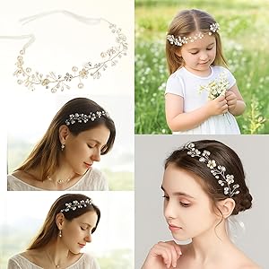 Buy Flavizo Tiara for Women and Girls, Sparkling Flower Crown for