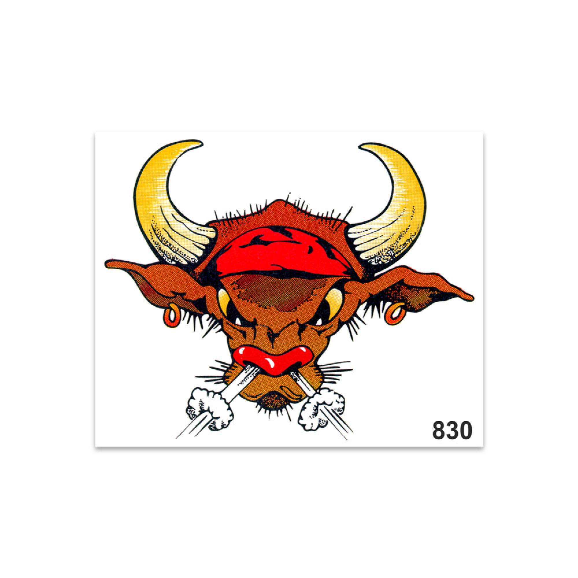Quattroerre Sticker Bull 14 x 16 cm