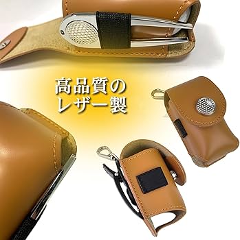 ꕤ︎︎ SORIOKI ゴルフボールケース 本牛革製 ボール グリーンフォーク ꕤ︎︎ SORIOKI ゴルフボールケース 本牛革製 ボール グリーンフォーク